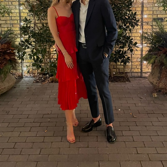 Red Lulus Dress Size XS - Picture 1 of 5